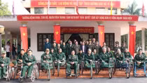 Đoàn công tác Bộ Công an thăm các Trung tâm điều dưỡng thương binh