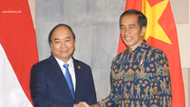 Thủ tướng Nguyễn Xuân Phúc hội đàm với Tổng thống Indonesia