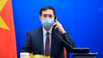 Bộ trưởng Ngoại giao Bùi Thanh Sơn điện đàm với Bộ trưởng Ngoại giao Đức Heiko Maas