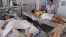 Cả 5 người biến thành bó đuốc sau vụ tai nạn giao thông kinh hoàng