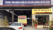 Bỏ lọt xe không đủ tiêu chuẩn, một trung tâm đăng kiểm bị đình chỉ hoạt động