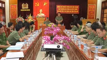 Thứ trưởng Bùi Văn Thành làm việc tại Công an tỉnh Yên Bái