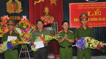Tổng cục Cảnh sát thăm, tặng quà CBCS sỹ bị thương khi truy bắt tội phạm