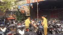 Phát hiện xe tải chở 46 xe máy nghi xe gian