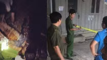 Mâu thuẫn gia đình, chồng tẩm xăng đốt vợ, cả hai cùng tử vong