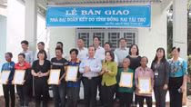 Đồng Nai tài trợ xây dựng 39 căn Nhà Đại đoàn kết cho hộ nghèo nơi biên giới