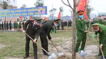 Công an tỉnh Nghệ An phát động Tết trồng cây 