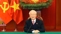 Tổng Bí thư, Chủ tịch nước Nguyễn Phú Trọng điện đàm với Tổng Bí thư, Thủ tướng Lào Thongloun Sisoulith