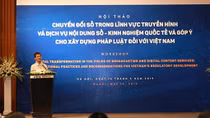 Hội thảo về chuyển đổi số trong lĩnh vực truyền hình và dịch vụ nội dung số