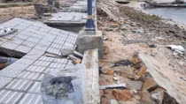 Dự án đường trăm tỷ chưa sử dụng đã tan hoang