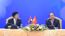 Thủ tướng Việt Nam - Lào chủ trì họp Ủy ban liên Chính phủ