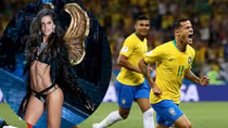 Thiên thần nội y của Victoria's Secret cổ vũ tuyển Brazil