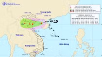 Bão số 4 mạnh thêm, cách Móng Cái và Nam Định 180km