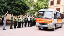 Công an Bắc Giang hỗ trợ các tỉnh phía Nam chống dịch