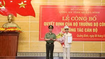 Bổ nhiệm Phó Giám đốc Công an tỉnh Quảng Bình