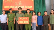 Trao nhà tình nghĩa tặng cán bộ có hoàn cảnh khó khăn tại huyện Si Ma Cai