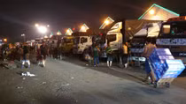 Đêm cuối năm ở chợ đầu mối nông sản