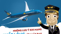 Hành khách được mang dưới 1 lít chất lỏng đối với chuyến bay quốc tế