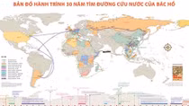 Ấn hành “Bản đồ Hành trình 30 năm tìm đường cứu nước của Bác Hồ”