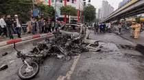 Danh tính nữ nạn nhân tử vong trong vụ xe Mercedes bốc cháy