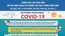 Những lưu ý đối với hành khách sử dụng phương tiện công cộng