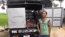 Ô tô vận chuyển 910kg thịt lợn chết đã bốc mùi hôi thối đi tiêu thụ