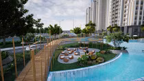 Cảnh quan kỳ ảo của Diamond Riverside