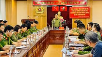 Thứ trưởng Nguyễn Văn Sơn làm việc tại Công an tỉnh Thanh Hóa
