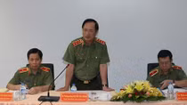 Lãnh đạo Bộ Công an làm việc tại Công an tỉnh Tiền Giang