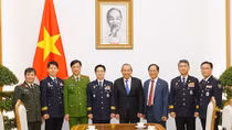 Phó Thủ tướng Thường trực Trương Hòa Bình tiếp Tư lệnh Cảnh sát quốc gia Hàn Quốc