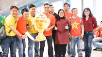 Sao Việt nô nức đi cổ vũ cho Đội tuyển U23 Việt Nam