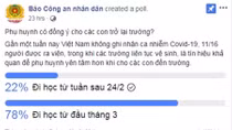 Nghỉ học lo thi, đi học lo COVID-19
