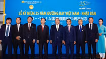Thủ tướng dự Lễ Kỷ niệm 25 năm đường bay Việt Nam - Nhật Bản