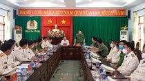 Thứ trưởng Lê Quốc Hùng làm việc với Công an tỉnh Đắk Nông