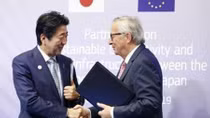 EU và Nhật Bản bắt tay kiểm soát tuyến kết nối Âu – Á