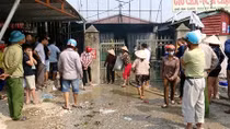 Thợ hàn khiến gần 30 ki ốt bốc cháy