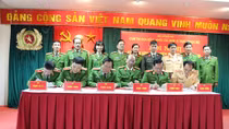 Cụm thi đua số 5 ký giao ước thi đua “Vì an ninh Tổ quốc” năm 2019