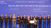 Vinamilk sẽ phát triển chăn nuôi bò sữa công nghệ cao tại Ba Vì