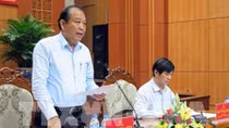 Phó Thủ tướng Thường trực Chính phủ Trương Hòa Bình làm việc tại Tỉnh ủy Quảng Nam