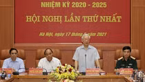 Tổng Bí thư Nguyễn Phú Trọng chủ trì Phiên họp lần thứ nhất Quân ủy Trung ương nhiệm kỳ 2020-2025