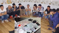  17 đối tượng đánh bạc bằng hình thức xóc đĩa