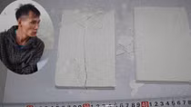 Công an Hải Dương bắt đối tượng vận chuyển 2 bánh heroin