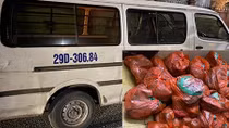 Vận chuyển 850 kg sản phẩm động vật hôi thối từ Hà Nội vào Nghệ An tiêu thụ