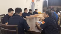 Đội dân phòng xã Bắc Sơn giúp dân ngủ yên