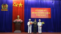 Công bố quyết định của Bộ trưởng Bộ Công an về công tác cán bộ