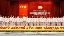 Bế mạc Đại hội Đảng bộ tỉnh Nghệ An nhiệm kỳ 2020-2025