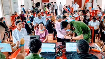 Công an Hà Tĩnh cấp thẻ CCCD cả ngày nghỉ