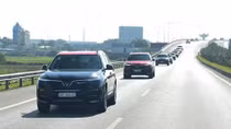 Gần 100 xe VinFast khởi động hành trình 1.000km chinh phục địa đầu tổ quốc