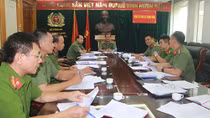 Chuẩn bị cho Hội thi điều lệnh, bắn súng, võ thuật CAND lần thứ 5