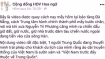 Truy tìm HDV du lịch Trung Quốc “xuyên tạc” áo dài truyền thống Việt